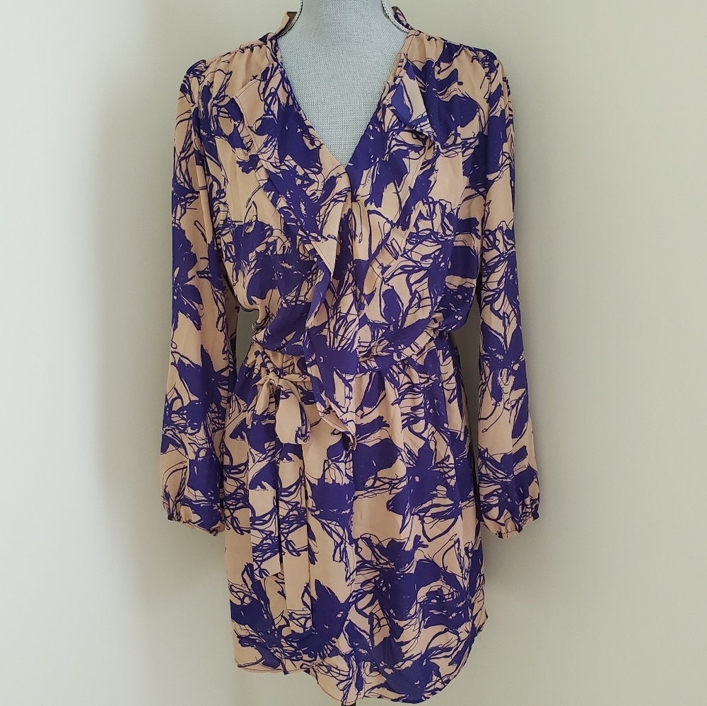 Anthropologie Dress Blue long sleeve - Greylin